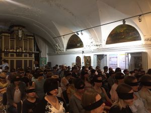 Philosophical Performance in Organ Hall (Lviv, Ukraine)
